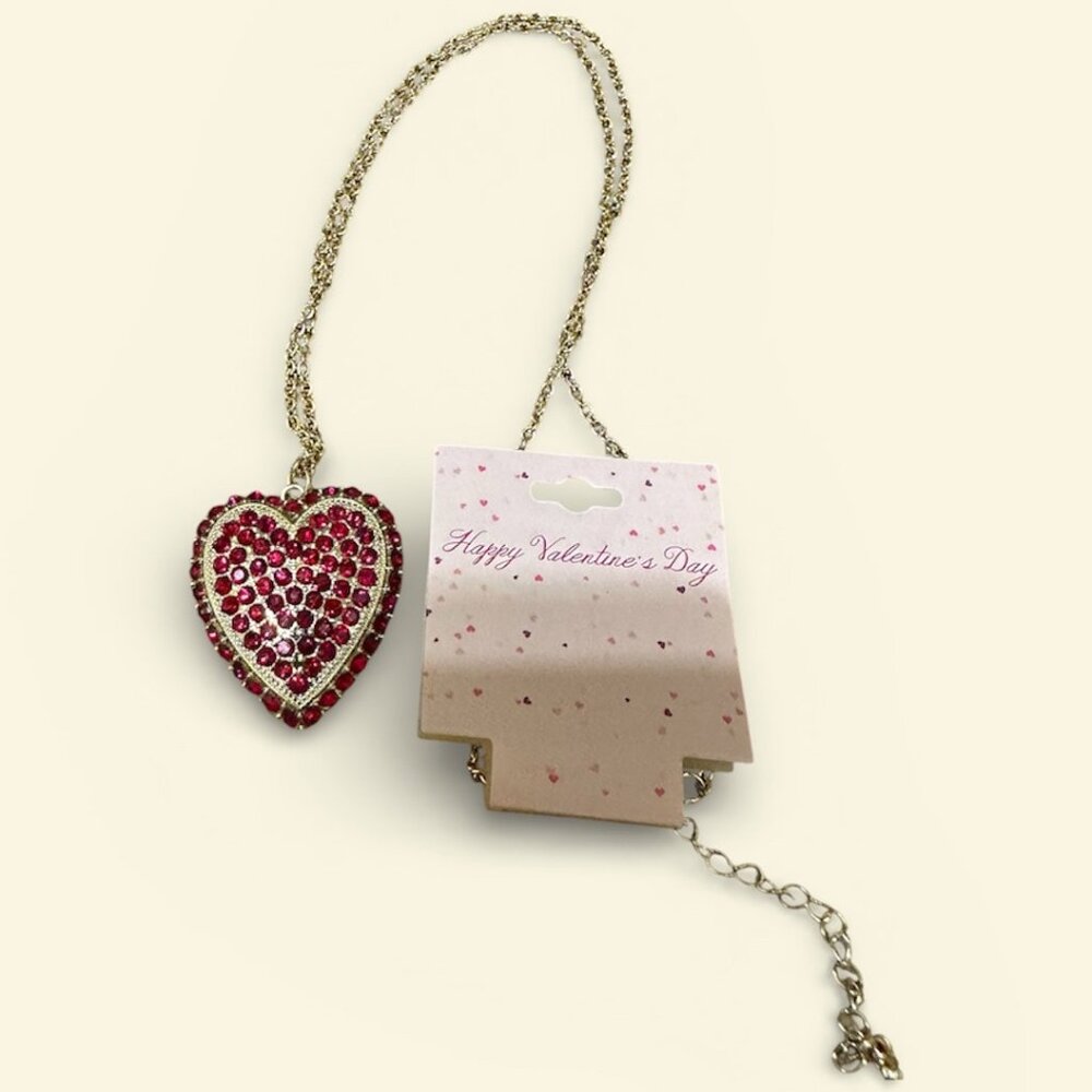 Happy Valentine's Day Heart Neckless